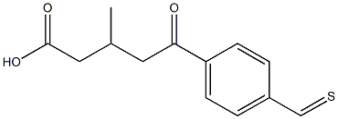 3-METHYL-5-OXO-5-(4-THIOMETHYLPHENYL)VALERIC ACID 95% Structure