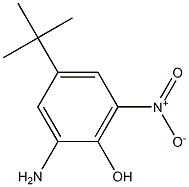 2-AMINO-4-TERT-BUTYL-6-NITROPHENOL 98% 구조식 이미지