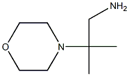 2-METHYL-2-(4-MORPHOLINO)PROPYLAMINE Structure