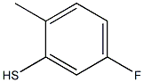 5-FLUORO-2-METHYLTHIOPHENOL 97% Structure