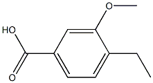 4-ETHYL-3-METHOXYBENZOIC ACID, 98+% Structure