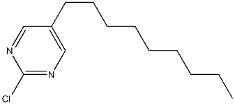 2-CHLORO-5-N-NONYLPYRIMIDINE 99% Structure