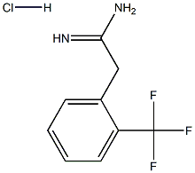 2-(2-TRIFLUOROMETHYL-PHENYL)-ACETAMIDINE HCL 구조식 이미지