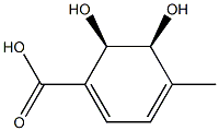 (2R,3S)-1-CARBOXY-2,3-DIHYDROXY-4-METHYLCYCLOHEXA-4,6-DIENE 95% 구조식 이미지