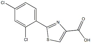 2-(2,4-DICHLOROPHENYL)THIAZOLE-4-CARBOXYLIC ACID, 95+% Structure