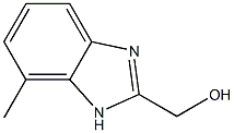 (7-METHYL-1H-BENZIMIDAZOL-2-YL)METHANOL Structure