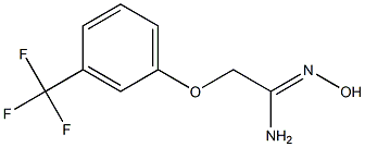 2-[3-(TRIFLUOROMETHYL)PHENOXY]ACETAMIDOXIME Structure