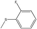 2-FLUOROTHIOANISOLE 98% 구조식 이미지