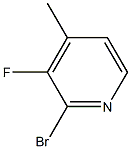 2-BROMO-3-FLUORO-4-PICOLINE,98% Structure