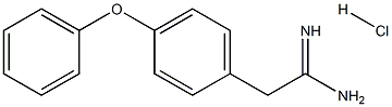 2-(4-PHENOXY-PHENYL)-ACETAMIDINE HCL Structure