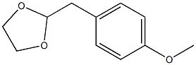 4-(1,3-DIOXOLAN-2-YLMETHYL)ANISOLE 96% 구조식 이미지