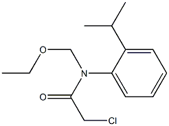 2-CHLORO-N-(ETHOXYMETHYL)-N-(2-ISOPROPYLPHENYL)ACETAMIDE Structure