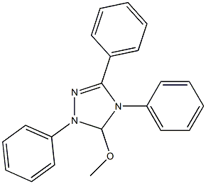 5-METHOXY-1,3,4-TRIPHENYL-4,5-DIHYDRO-1H-1,2,4-TRIAZOLIN 98% Structure