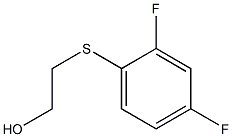 2,4-DIFLUOROPHENYLTHIOETHANOL 98% Structure