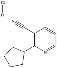 2-PYRROLIDIN-1-YLNICOTINONITRILE HYDROCHLORIDE Structure