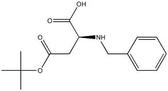 (S)-2-Benzylamino-succinic acid 4-tert-butyl ester Structure