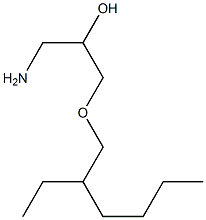 1-Amino-3-(2-ethyl-hexyloxy)-propan-2-ol 구조식 이미지