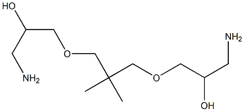 1-Amino-3-[3-(3-amino-2-hydroxy-propoxy)-2,2-dimethyl-propoxy]-propan-2-ol Structure