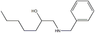 1-Benzylamino-heptan-2-ol 구조식 이미지