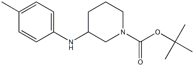 1-Boc-3-p-tolylamino-piperidine Structure