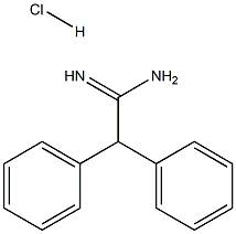 2,2-Diphenyl-acetamidine HCl 구조식 이미지