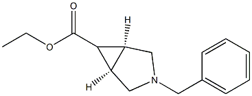 Ethyl cis-3-benzyl-3-aza-bicyclo[3.1.0]hexane-6-carboxylate 구조식 이미지