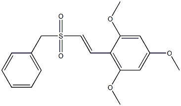1-((2,4,6-TRIMETHOXYSTYRYLSULFONYL)METHYL)BENZENE Structure