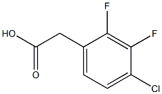 2-(4-CHLORO-2,3-DIFLUOROPHENYL)ACETIC ACID Structure