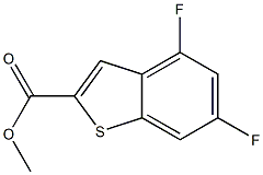 4,6-DIFLUORO-BENZO[B]THIOPHENE-2-CARBOXYLIC ACID METHYL ESTER Structure