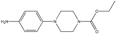 (1-CARBETHOXY )-4-(4-AMINOPHENYL) PIPERAZINE 구조식 이미지