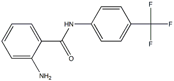 2-AMINO N-(4-TRIFLUOROMETHYL PHENYL)BENZAMIDE 구조식 이미지