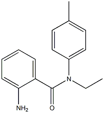 2-AMINO, (N-ETHYL,N-P-TOLYL )BENZAMIDE Structure