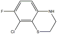 8-CHLORO-7-FLUORO-3,4-DIHYDRO-2H-1,4-BENZOTHIAZINE Structure