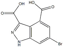 6-BROMOINDAZOLE-3,4-DICARBOXYLIC ACID Structure