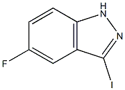 5-FLUORO-3-IODOINDAZOLE 구조식 이미지