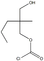 2-METHYL-2-PROPYL-3-HYDROXYPROPYLCHLOROCARBONATE Structure