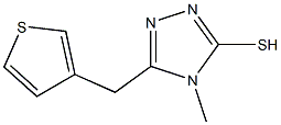 4-METHYL-5-(THIEN-3-YLMETHYL)-1,2,4-TRIAZOLE-3-THIOL 구조식 이미지