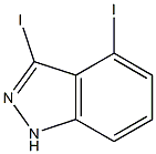 3,4-DIIODOINDAZOLE Structure