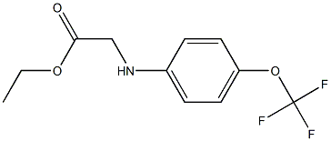 N-(4-TRIFLUOROMETHOXYPHENYL)GLYCINEETHYL ESTER Structure