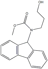 3-(9-FLUORENYLMETHOXYCARBONYLAMINO)PROPAN-1-OL Structure