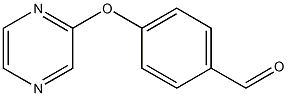 4-(2-pyrazinyloxy)benzenecarbaldehyde 구조식 이미지