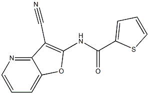 N-(3-cyanofuro[3,2-b]pyridin-2-yl)-2-thiophenecarboxamide Structure