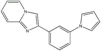 2-[3-(1H-pyrrol-1-yl)phenyl]imidazo[1,2-a]pyridine 구조식 이미지