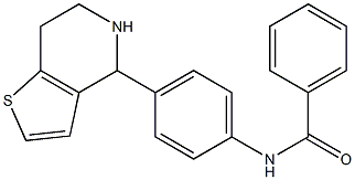 N-[4-(4,5,6,7-tetrahydrothieno[3,2-c]pyridin-4-yl)phenyl]benzenecarboxamide Structure