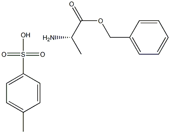 L-alanine benzylester 4-methylbenzenesulphonate 구조식 이미지