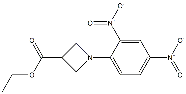 ethyl 1-(2,4-dinitrophenyl)-3-azetanecarboxylate 구조식 이미지