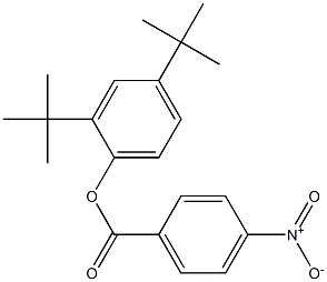 2,4-di(tert-butyl)phenyl 4-nitrobenzoate Structure