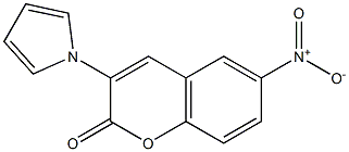 6-nitro-3-(1H-pyrrol-1-yl)-2H-chromen-2-one 구조식 이미지