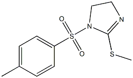 1-[(4-methylphenyl)sulfonyl]-2-(methylthio)-4,5-dihydro-1H-imidazole Structure