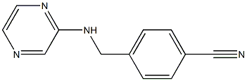 4-[(2-pyrazinylamino)methyl]benzenecarbonitrile Structure